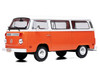 1974 Volkswagen T2 Bus Orange and White 1/24 Diecast Model IXO Models U24RDC002