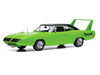 1970 Plymouth Road Runner Superbird Green with Black Vinyl Top 1/43 Diecast Model IXO Models U43RDC008