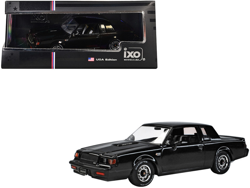 1987 Buick Grand National Black 1/43 Diecast Model IXO Models U43RDC009