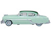 1954 Pontiac Chieftain 4 Door Shannon Green with Brookmere Green Top 1/87 (HO) Scale Diecast Model Car Oxford Diecast 87PC54005