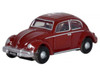 Volkswagen Beetle Ruby Red 1/148 (N) Scale Diecast Model Car Oxford Diecast NVWB002