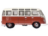 Volkswagen T1 Samba Bus Sealing Wax Red and Gray 1/148 (N) Scale Diecast Model Car Oxford Diecast NVWS001