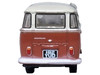 Volkswagen T1 Samba Bus Sealing Wax Red and Gray 1/148 (N) Scale Diecast Model Car Oxford Diecast NVWS001