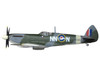 Supermarine Spitfire LF MK IXe Fighter Aircraft TE565 10th Czech Fighter Squadron RAF Manston Royal Air Force 1/72 Diecast Model Airplane Oxford Diecast AC123