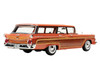 1959 Ford Country Squire Rose with Woodgrain Sides and Green Interior Limited Edition to 200 pieces Worldwide 1/43 Model Car Goldvarg Collection GC-091B