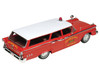 1959 Ford Country Squire Fruitland MD Fire Chief Red with White Top Limited Edition to 200 pieces Worldwide 1/43 Model Car Goldvarg Collection GC-091C