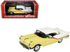 1957 Oldsmobile Starfire Coronado Yellow and Alcan White Limited Edition to 200 pieces Worldwide 1/43 Model Car Goldvarg Collection GC-092A