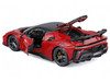 Ferrari SF90 XX Stradale Red with Black Top Race and Play Series 1/24 Diecast Model Car Bburago 26032RD