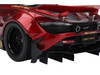 McLaren 720S LB Works Gem Red Metallic with Black Top 1/18 Model Car Top Speed TS0599