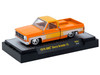 1976 GMC Sierra Grande 15 Pickup Truck Orange and white with Orange Interior Limited Edition to 15994 pieces Worldwide 1/64 Diecast Model Car M2 Machines 31500-HS61