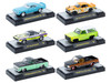 Auto Thentics 6 piece Set Release S142 IN DISPLAY CASES Limited Edition 1/64 Diecast Model Cars M2 Machines 32500-S142