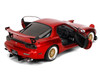 Mazda RX7 Type RS FD3S RHD Right Hand Drive Orange Metallic Pink Slips Series 1/18 Diecast Model Car Jada 36471