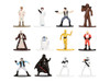 Set of 12 Diecast Figures Star Wars Movie Franchise Nano Metalfigs Series Diecast Models Jada 37360