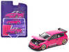 Pandem Civic EG6 RHD Right Hand Drive Pink Enigma Exclusive Edition 1/64 Diecast Model Car Pop Race PR64-PRE008