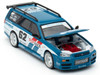 Nissan Stagea RHD Right Hand Drive #62 Simon s Garage Blue with White Sides 1/64 Diecast Model Car Pop Race PR640171