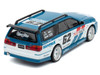 Nissan Stagea RHD Right Hand Drive #62 Simon s Garage Blue with White Sides 1/64 Diecast Model Car Pop Race PR640171