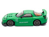 Mazda RX7 RE Amemiya Widebody RHD Right Hand Drive Green 1/64 Diecast Model Car Pop Race PR640244