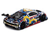 Audi R8 LMS Evisu Racing X Works White with Graphics 1/64 Diecast Model Car Pop Race PR64-R8LMS-EVISU