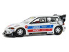 Pandem Civic EG6 RHD Right Hand Drive White with Stripes and Graphics 1/64 Diecast Model Car Pop Race PR640415