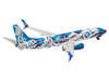 Boeing 737 800 Commercial Aircraft Alaska Airlines Salmon People Livery N559AS Blue and White 1/500 Diecast Model Airplane Herpa HE537643