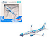 Boeing 737 800 Commercial Aircraft Alaska Airlines Salmon People Livery N559AS Blue and White 1/500 Diecast Model Airplane Herpa HE537643