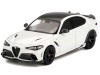 Alfa Romeo Giulia GTA White with Carbon Top 1/64 Diecast Model Car BBR BBRDIE6425