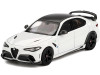 Alfa Romeo Giulia GTAm White with Carbon Top 1/64 Diecast Model Car BBR BBRDIE6426