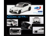 Alfa Romeo Giulia GTAm White with Carbon Top 1/64 Diecast Model Car BBR BBRDIE6426