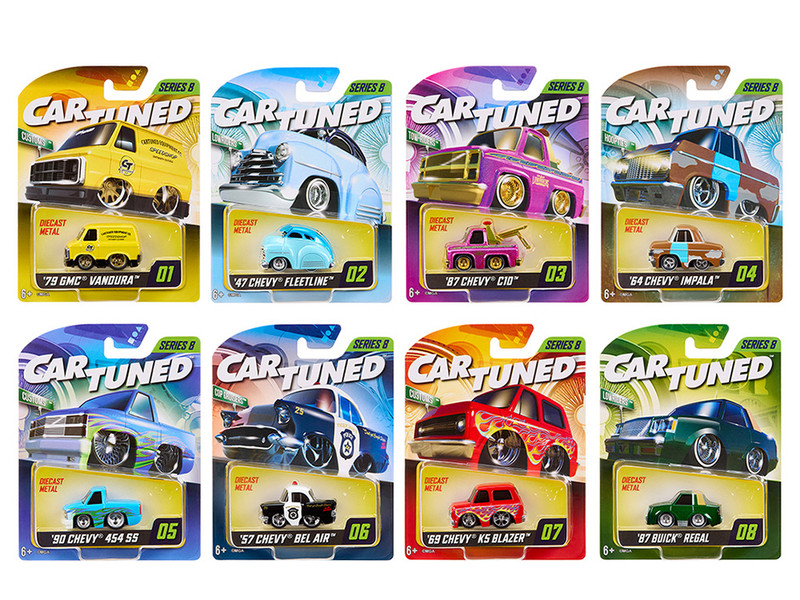 Mainline 2025 Series 8 Set of 8 Pieces Diecast Model Cars CarTuned 592631-XX7