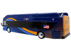 New Flyer Xcelsior Transit Bus MTA New York City Blue with Graphics The Bus & Motorcoach Collection Limited Edition to 504 Pieces Worldwide 1/43 Model Iconic Replicas 43-0602