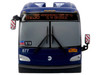 New Flyer Xcelsior Transit Bus MTA New York City Blue with Graphics The Bus & Motorcoach Collection Limited Edition to 504 Pieces Worldwide 1/43 Model Iconic Replicas 43-0602