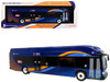 New Flyer Xcelsior Transit Bus MTA New York City Blue with Graphics The Bus & Motorcoach Collection Limited Edition to 504 Pieces Worldwide 1/43 Model Iconic Replicas 43-0602