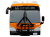 New Flyer Xcelsior Transit Bus Los Angeles Metro Orange and Silver The Bus & Motorcoach Collection Limited Edition to 504 Pieces Worldwide 1/43 Model Iconic Replicas 43-0604