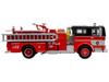 1974 Ward LaFrance Fire Engine Chicago Fire Department Engine 49 Red with Black Top 5 Alarm Series Limited Edition 1/87 (HO) Diecast Model Iconic Replicas 87-0648