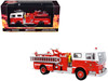 1974 Ward LaFrance Fire Engine San Francisco Fire Department Engine 31 Red with White Top 5 Alarm" Series Limited Edition 1/87 (HO) Diecast Model Iconic Replicas 87-0649