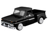 1966 GMC C1000 Fenderside Pickup Truck Black Timeless Legends Series 1/24 Diecast Model Car Motormax 79379bk