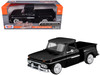 1966 GMC C1000 Fenderside Pickup Truck Black Timeless Legends Series 1/24 Diecast Model Car Motormax 79379bk