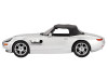 BMW Z8 Silver Metallic with Black Soft Top 007 James Bond The World Is Not Enough 1999 Movie Limited Edition 1/64 Diecast Model Car Mini GT MGT00906-007E