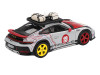 Porsche 911 Dakar #19 Uncle Rally Gray with Graphics and Roof Rack Limited Edition 1/64 Diecast Model Car Mini GT MGT01068