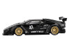 Lamborghini Countach LB WORKS #41 Black Limited Edition 1/64 Diecast Model Car Mini GT MGT01081