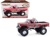 1979 Ford F 250 Monster Truck with 48 Inch Tires Walkin Tall Red Kings of Crunch Series 1/18 Diecast Model Car Greenlight 13606