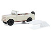 1967 International Scout 800 Sportop Cream with Brown Stripes and White Top All Terrain Series 17 1/64 Diecast Model Car Greenlight 35310B