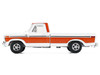 1977 Ford F 150 Ranger XLT Pickup Truck Orange and White All Terrain Series 17 1/64 Diecast Model Car Greenlight 35310D