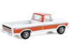 1977 Ford F 150 Ranger XLT Pickup Truck Orange and White All Terrain Series 17 1/64 Diecast Model Car Greenlight 35310D