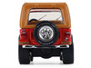 1980 Jeep CJ 7 Laredo Red with Tan Top All Terrain Series 17 1/64 Diecast Model Car Greenlight 35310E