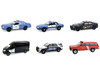 Hot Pursuit Canada Special Edition Set of 6 Police Cars 1/64 Diecast Model Cars Greenlight 43065SET