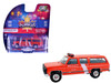 1991 GMC Suburban Canada Coast Guard Red with White Stripes Hot Pursuit Canada Special Edition Series 1/64 Diecast Model Car Greenlight 43065F