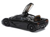 McLaren F1 Jet Black 1/64 Diecast Model Car Pop Race PR640230