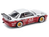 Nissan Pandem S13 RHD Right Hand Drive #66 Moontech Silver and Red Metallic 1/64 Diecast Model Car Pop Race PR640258