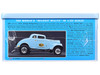 Skill 2 Model Kit 1933 Willys Gasser Ohio George with Collectible Tin Packaging 1/25 Scale Model AMT AMT1513
